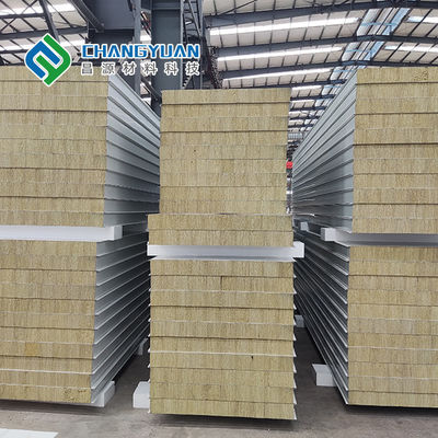 गुणवत्ता  1500mm Sandwich Panel Fire Resistance For Exterior Wall Interior Wall Roof फैक्टरी