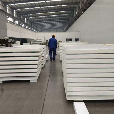 उच्च स्वच्छता वातावरण के लिए अनुकूलन योग्य मोटाई के साथ अग्निरोधक और जलरोधक क्लीनरूम सैंडविच पैनल